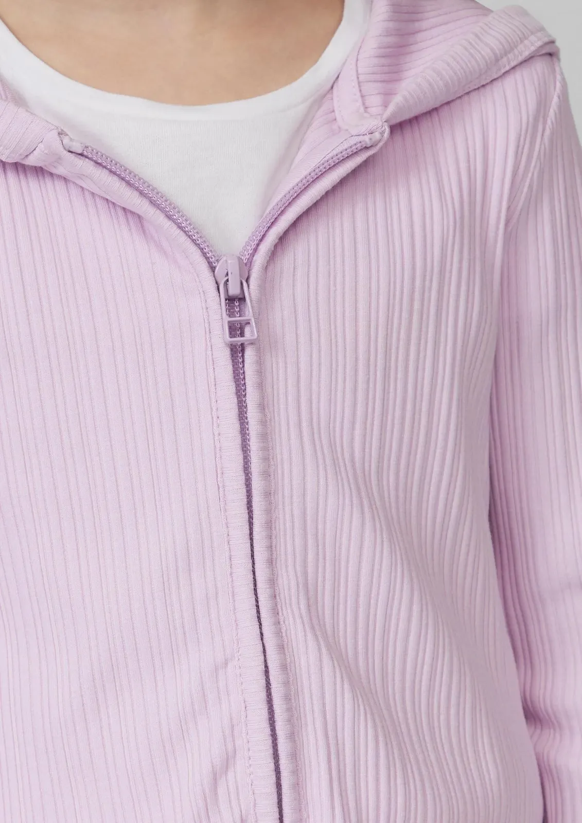 укороченная спортивная кофта s.Oliver с ребристой структурой, фото №3