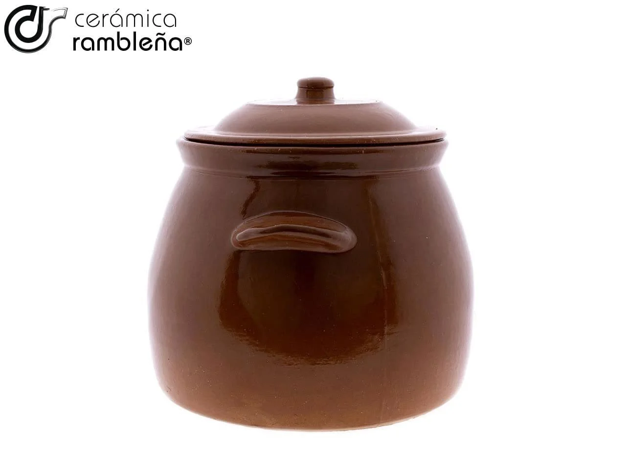 Кастрюля Cerámica Rambleña огнеупорная из каменной керамики 10 л, фото №3