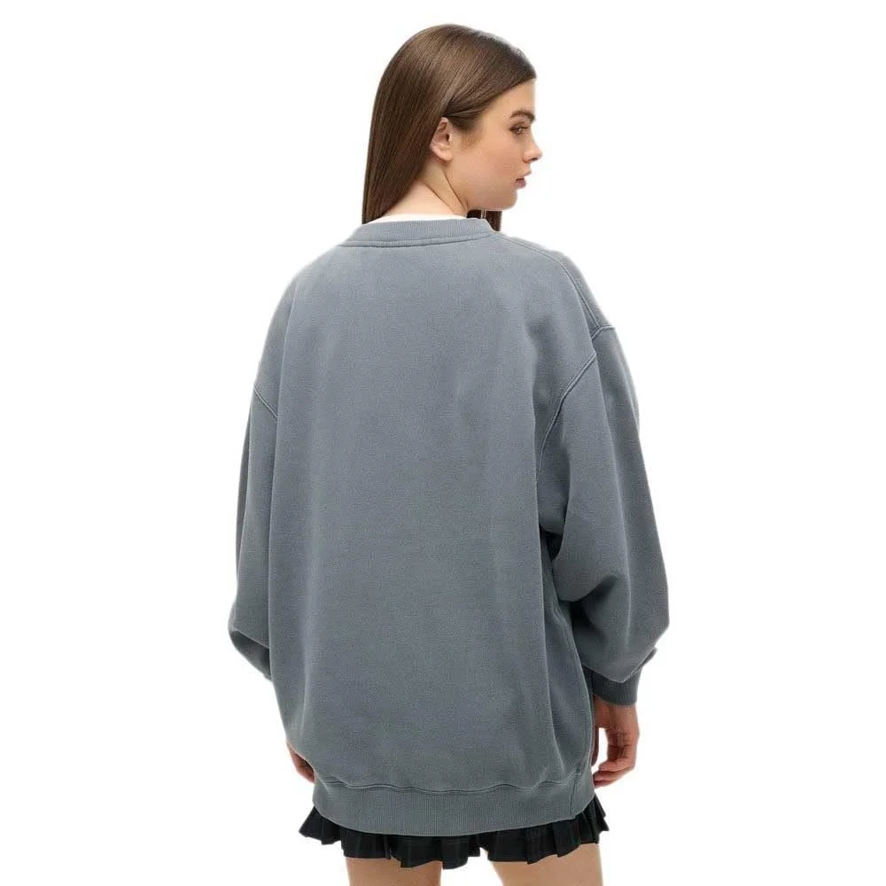 Жіноча толстовка Superdry Oversized з круглим вирізом, мікрологотипом та графікою, фото №2 Жіноча толстовка Superdry Oversized з круглим вирізом, мікрологотипом та графікою, фото №2