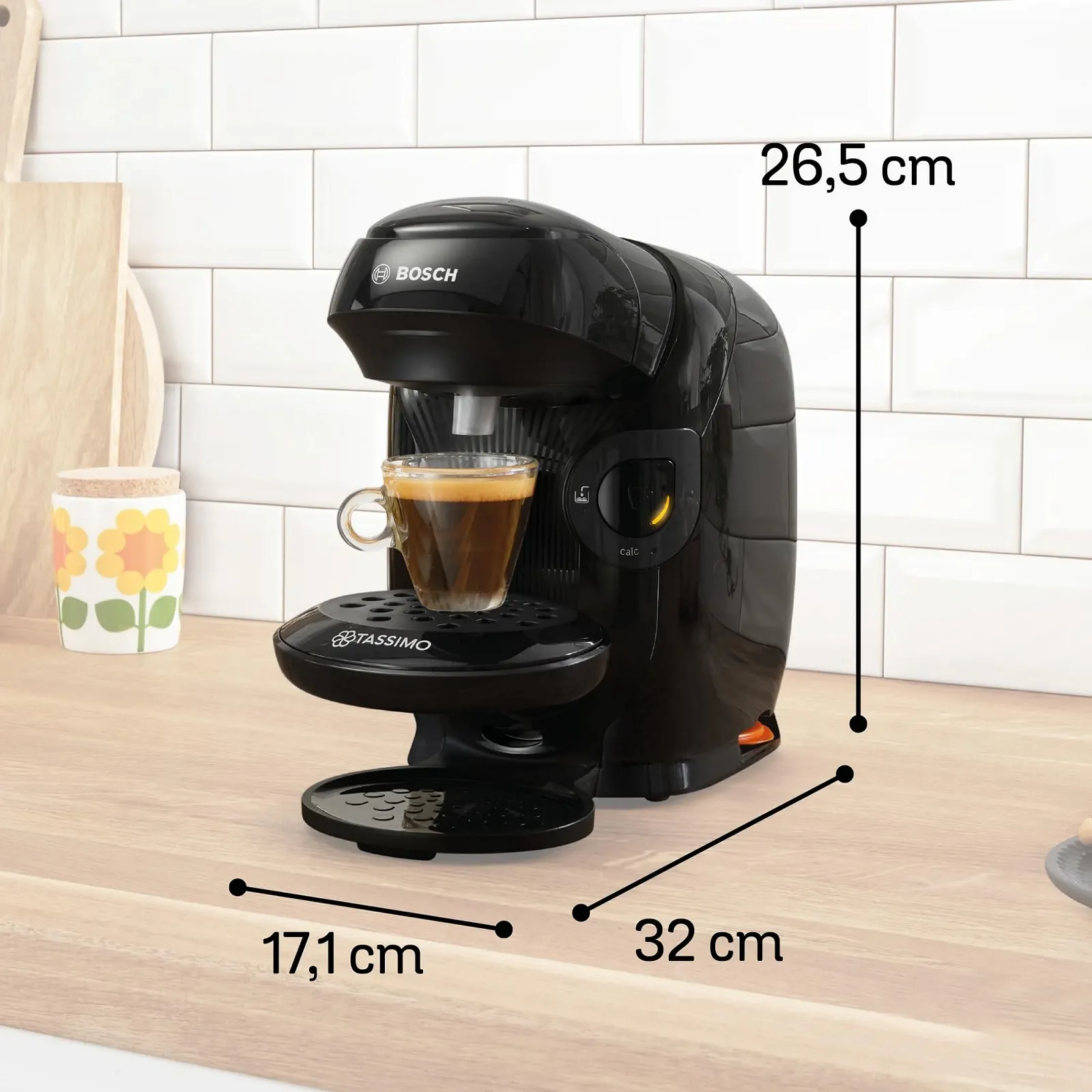 Капсульная кофемашина Bosch Tassimo Style Friendly TAS112E, более 70 напитков, подходит для всех чашек, полный автомат, экологичная, компактная, 1400 Вт, черная, фото №2 Капсульная кофемашина Bosch Tassimo Style Friendly TAS112E, более 70 напитков, подходит для всех чашек, полный автомат, экологичная, компактная, 1400 Вт, черная, фото №2