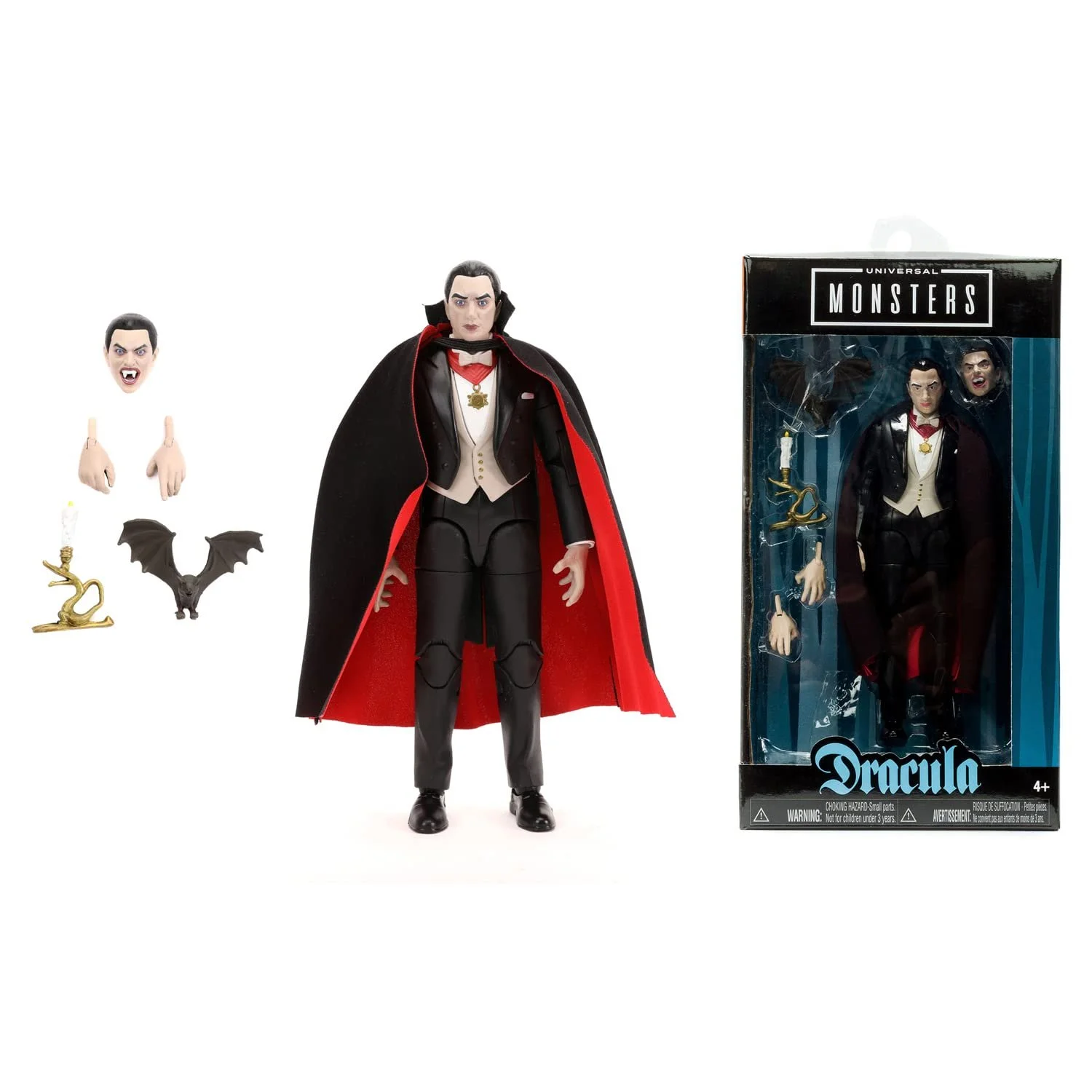 Фигурка Jada Toys Monsters Dracula 15 см черный, фото №1