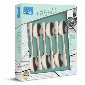 Купити Ложки для еспресо Amefa Austin Шампань, 6 шт - Фото 1 Ложки для еспресо Amefa Austin Шампань, 6 шт - Фото 1