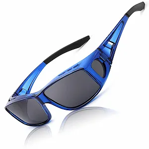 Поляризованные солнцезащитные очки унисекс Lvioe для носящих очки, накладные поляризационные - Фото 1