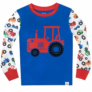 Піжама Harry Bear Для хлопчиків Великі Колісні Трактори Slim Fit synthetic.ua - Фото 1