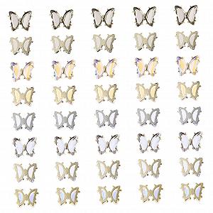 3D Аксесуари для нігтів minkissy, 200 шт, кристали - Фото 1