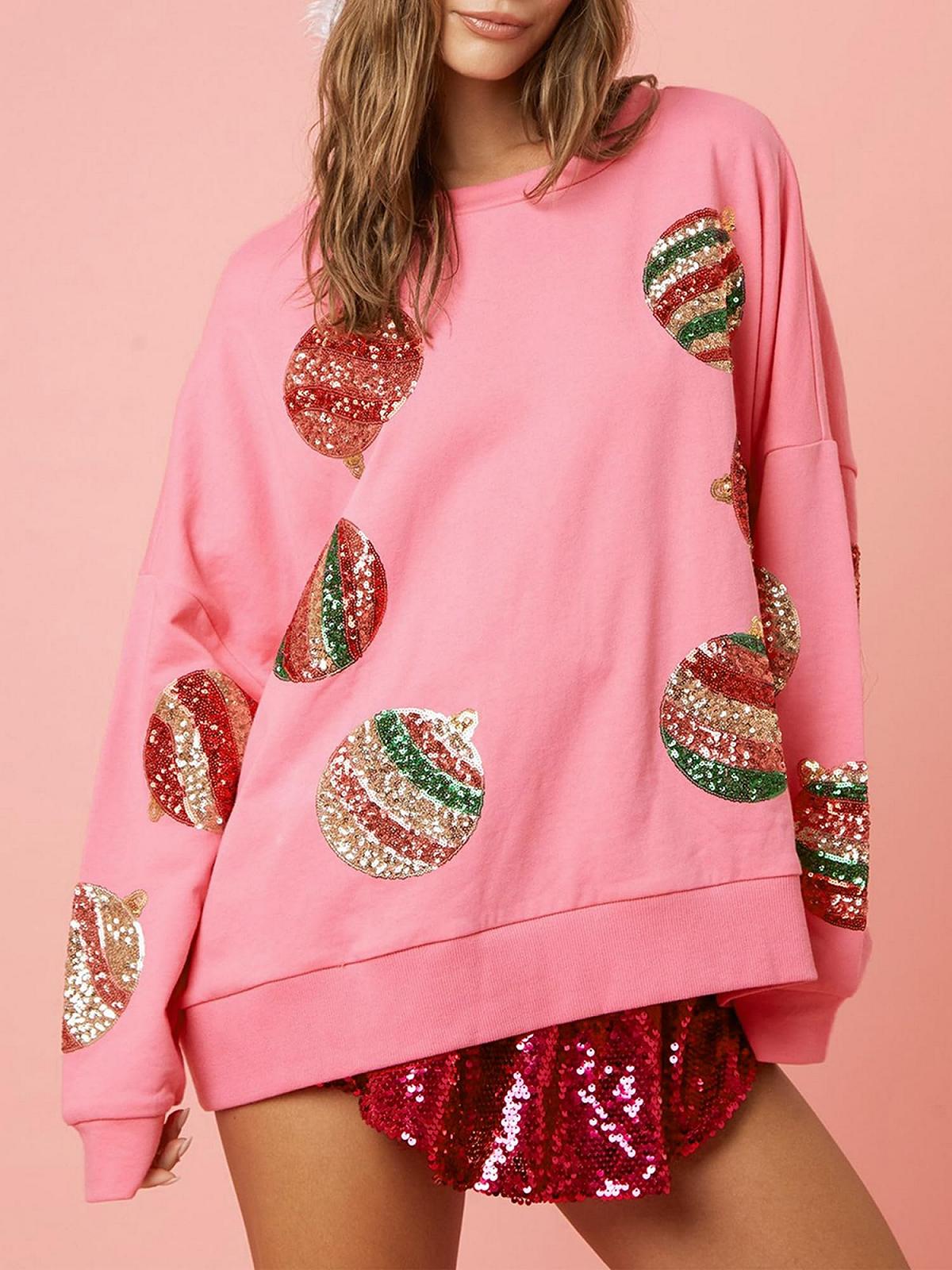 Светр SANSIWU Різдвяний Жіночий З блискітками Лускунчик Круглий виріз, фото №2 Светр SANSIWU Різдвяний Жіночий З блискітками Лускунчик Круглий виріз, фото №2