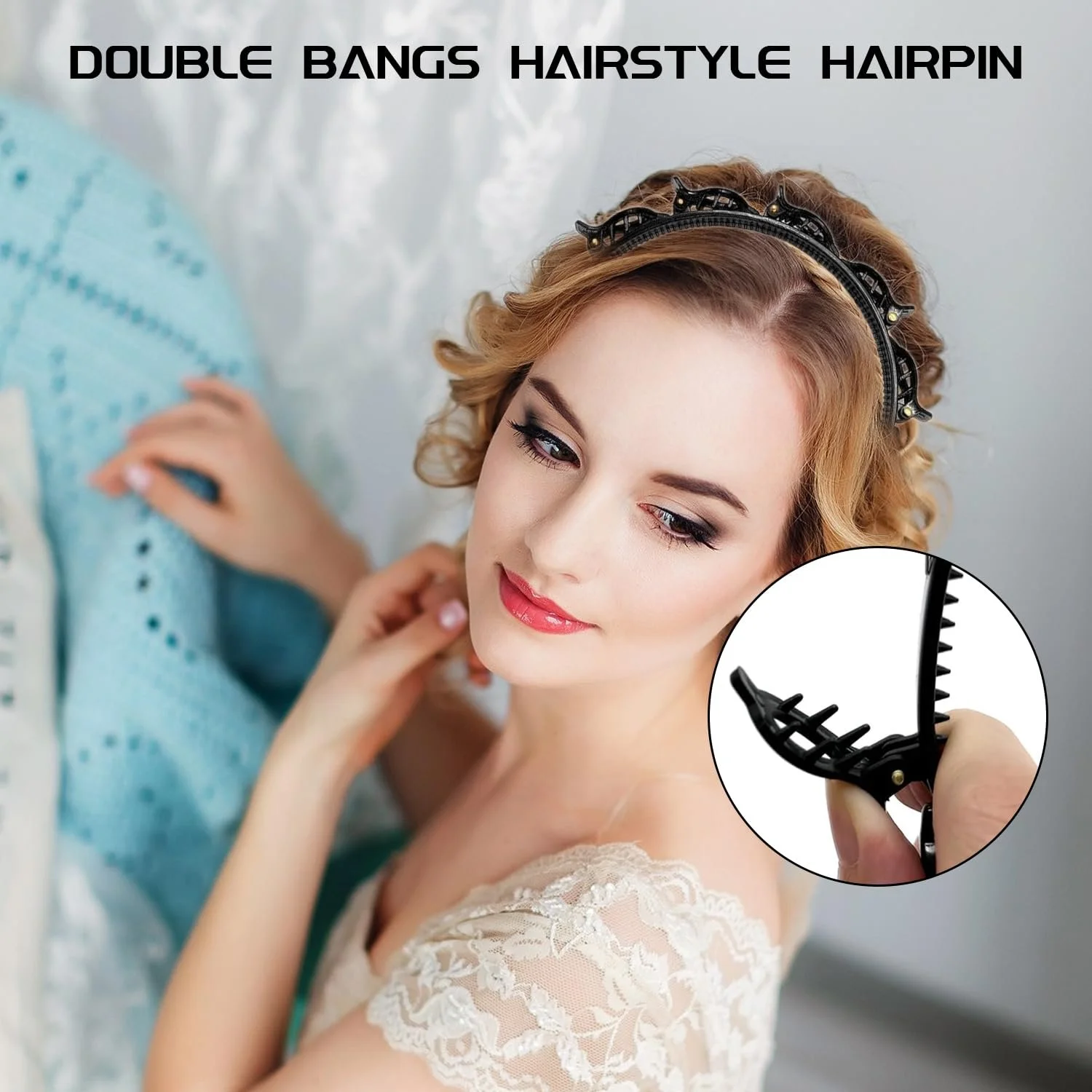 Обруч для волос с клипсами, фото №4 Обруч для волос с клипсами, фото №4