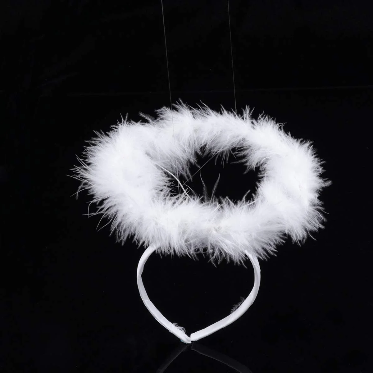 Ободок для волос Beaupretty с крыльями ангела, узелком, белый, рождественский аксессуар для девочек, 3 шт, белый, фото №9