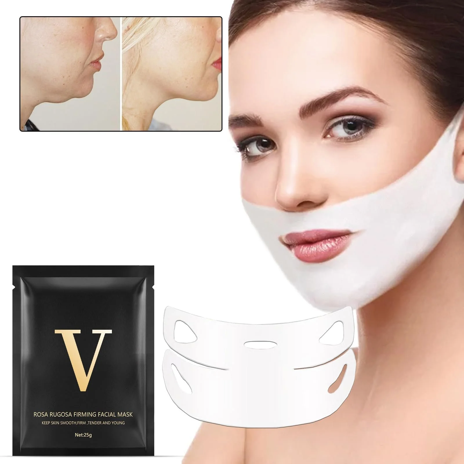 Маска для обличчя V-line Ефект ліфтингу, фото №7 Маска для обличчя V-line Ефект ліфтингу, фото №7