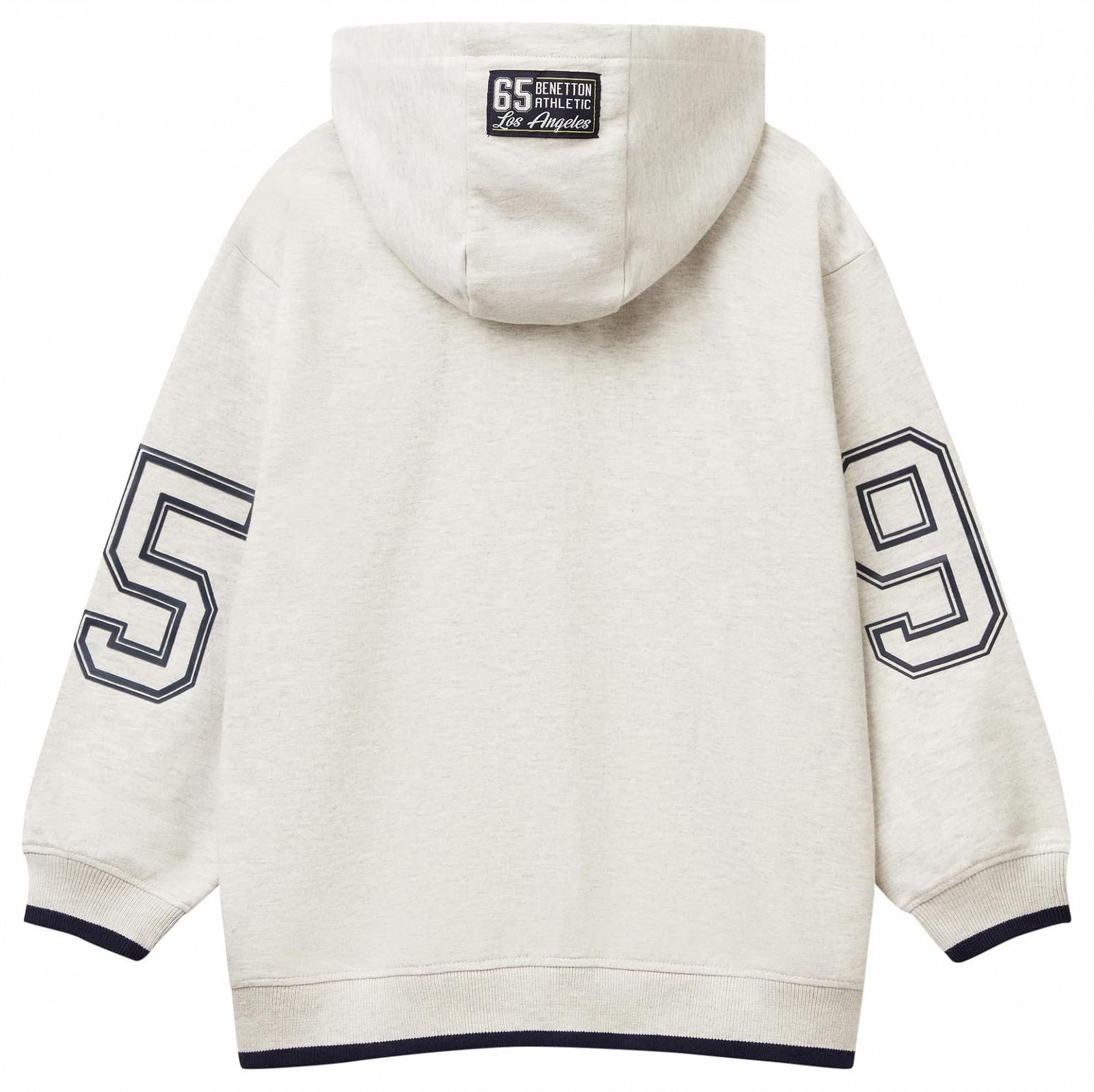 Толстовка United Colors of Benetton Unisex Kinder Giacca C/CAPP M/L 3bc1c504u з капюшоном, фото №2