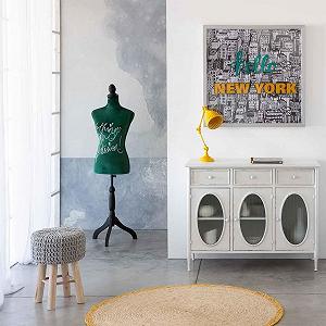 Настільна лампа Flexo Metal 25 x 13 x 43 см Жовта synthetic.ua - Фото 1