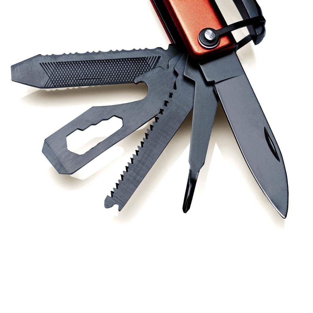 Мультитул I Tool Mini I Набір для виживання I З нержавіючої сталі I Для кемпінгу, походів, вулиці I З ножем, сокирою, молотком, пилою та багатьом іншим, фото №3