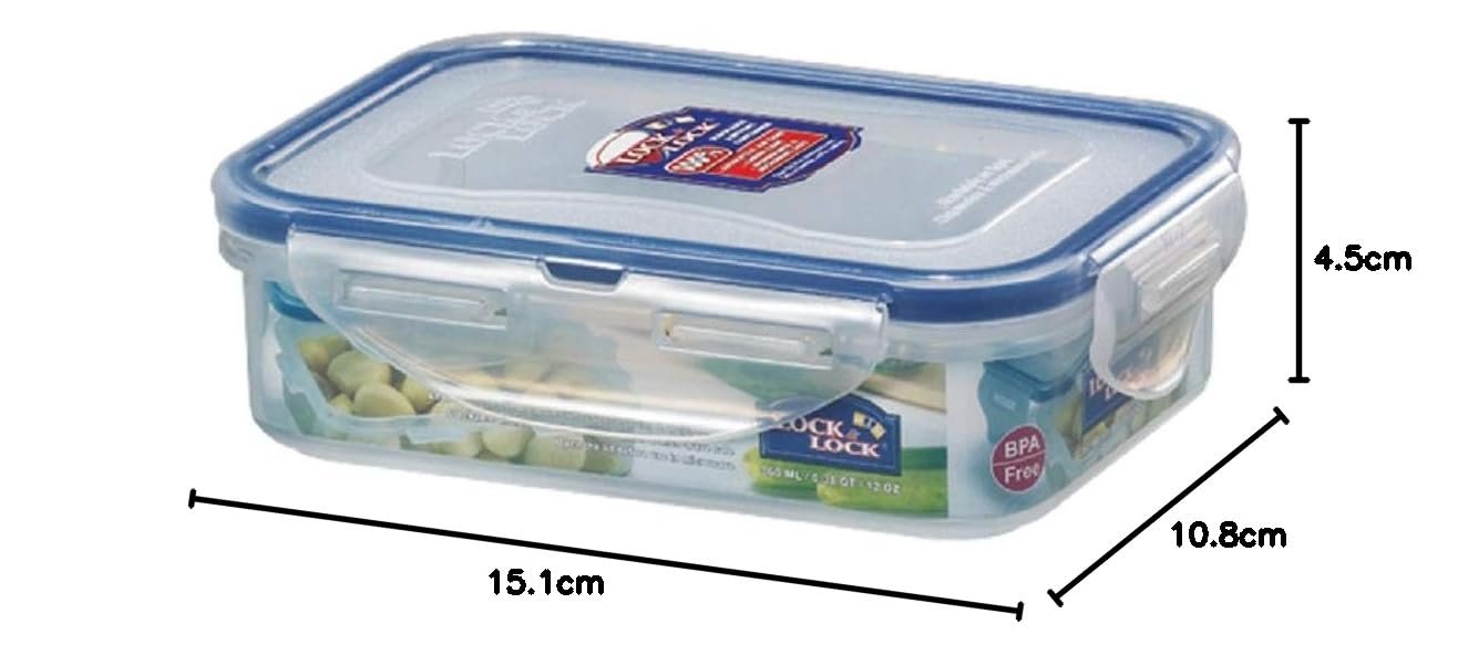 Контейнер для зберігання продуктів HPL810 360 мл набір із 3 шт., фото №2