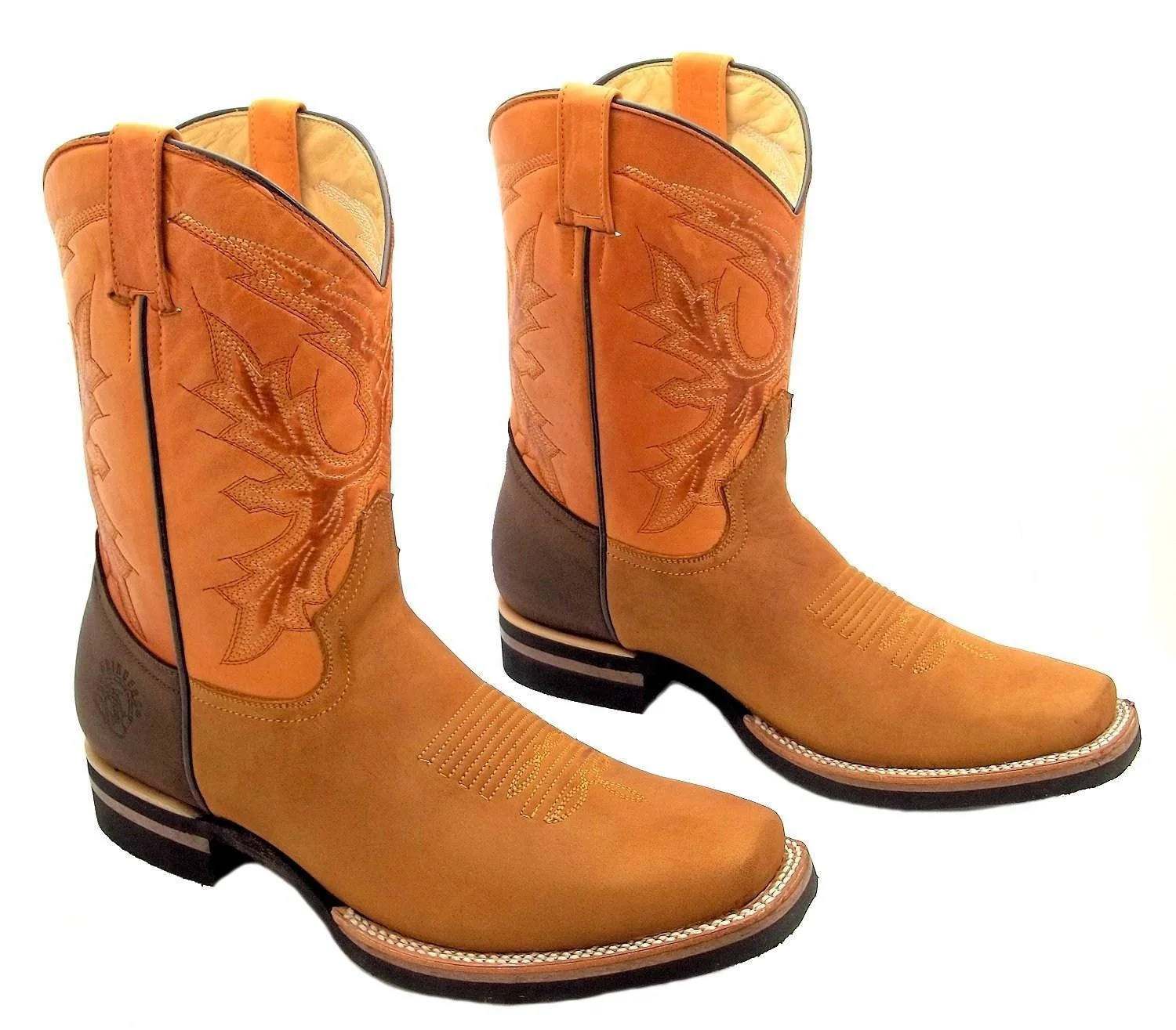 Мужские Полусапоги Grinders El Paso Tan Brown Western Slip On Medium Calf, фото №2 Мужские Полусапоги Grinders El Paso Tan Brown Western Slip On Medium Calf, фото №2