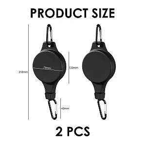 Кронштейни для підвісних кошиків висувні роликові набір 2 шт. Чорні synthetic.ua - Фото 1