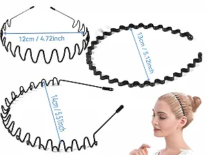 Набор металлических обручей для волос (3 шт.) synthetic.ua - Фото 1