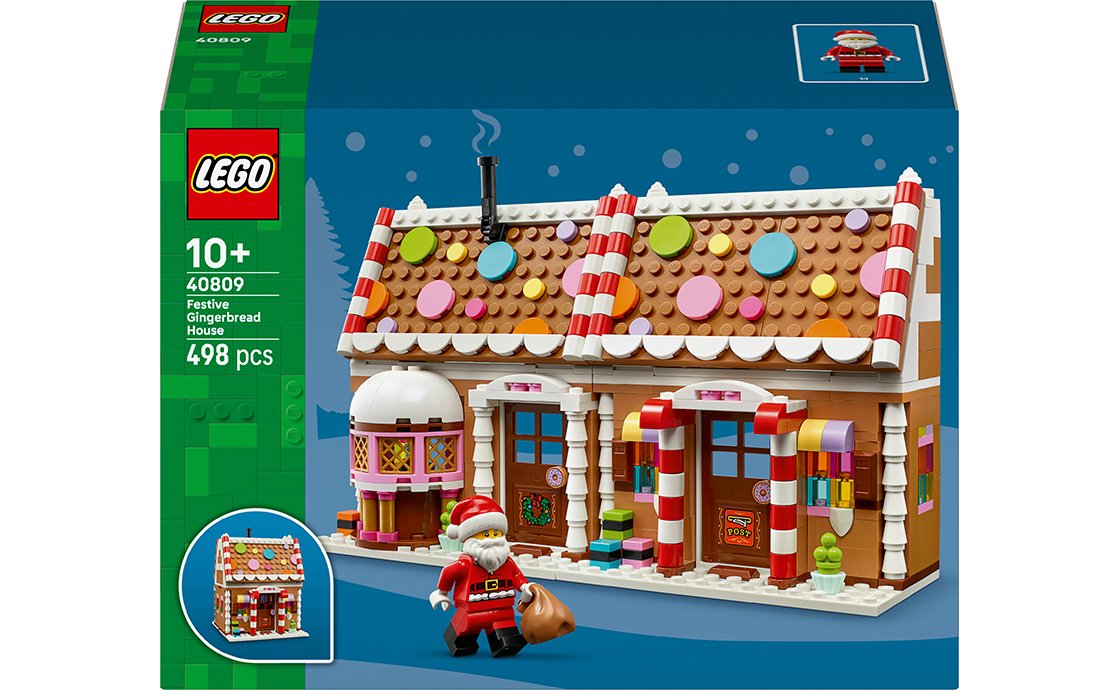 Конструктор Лего LEGO Seasonal Праздничный пряничный домик (40809), фото №1