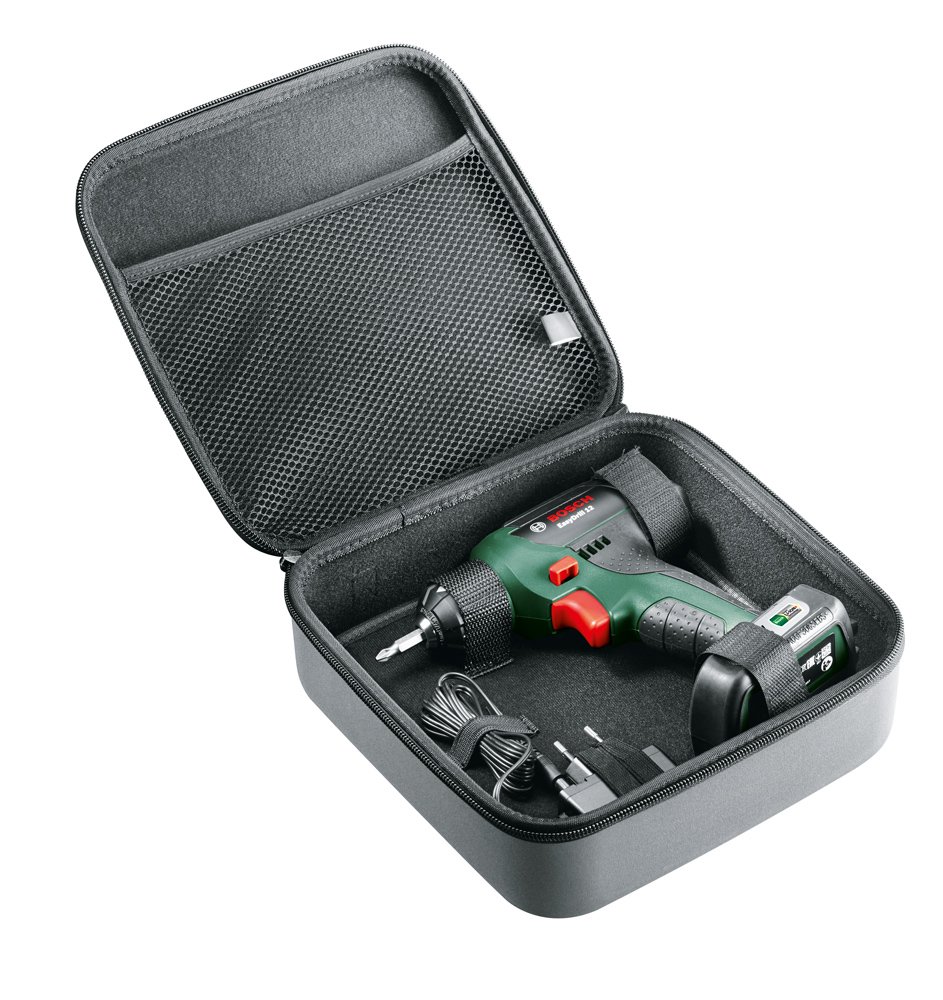 Шуруповёрт Bosch EasyDrill 12 Беспроводной (Встроенный Аккумулятор, 12 Вольт, в Сумке) + Набор Bosch X-Line Classic Шуруповёрт и Сверла 34 шт (Дерево, Камень, Металл), фото №3
