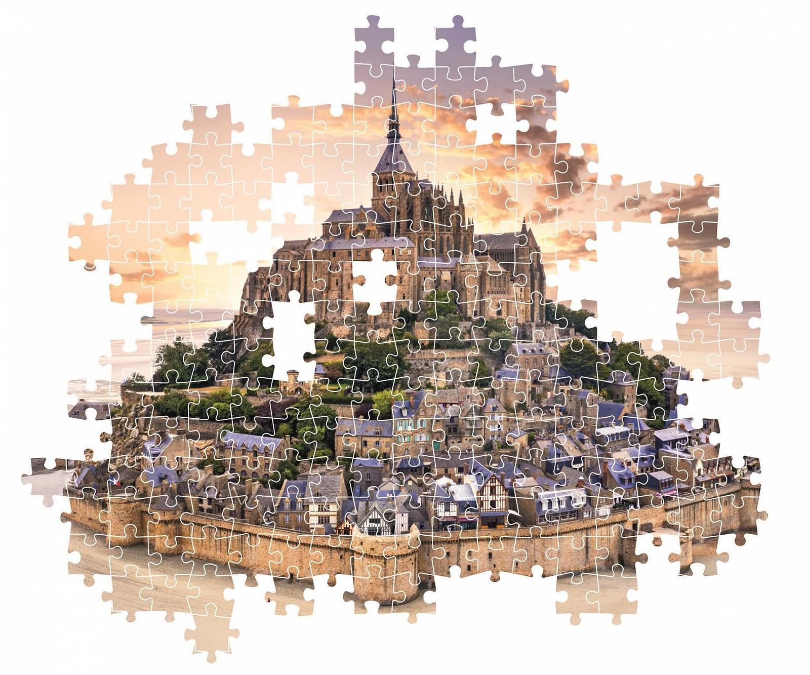 Пазл Clementoni Puzzle Collection The Mont Saint-Michel Rising 1500 Pieces 31730, фото №5