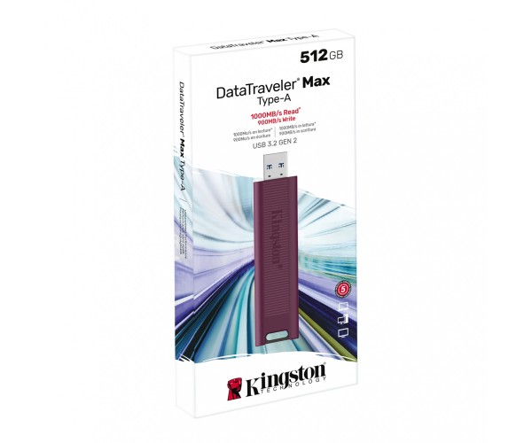 Флешка Kingston 512 GB DataTraveler Max USB 3.2 Gen 2 (DTMAXA/512GB), фото №3