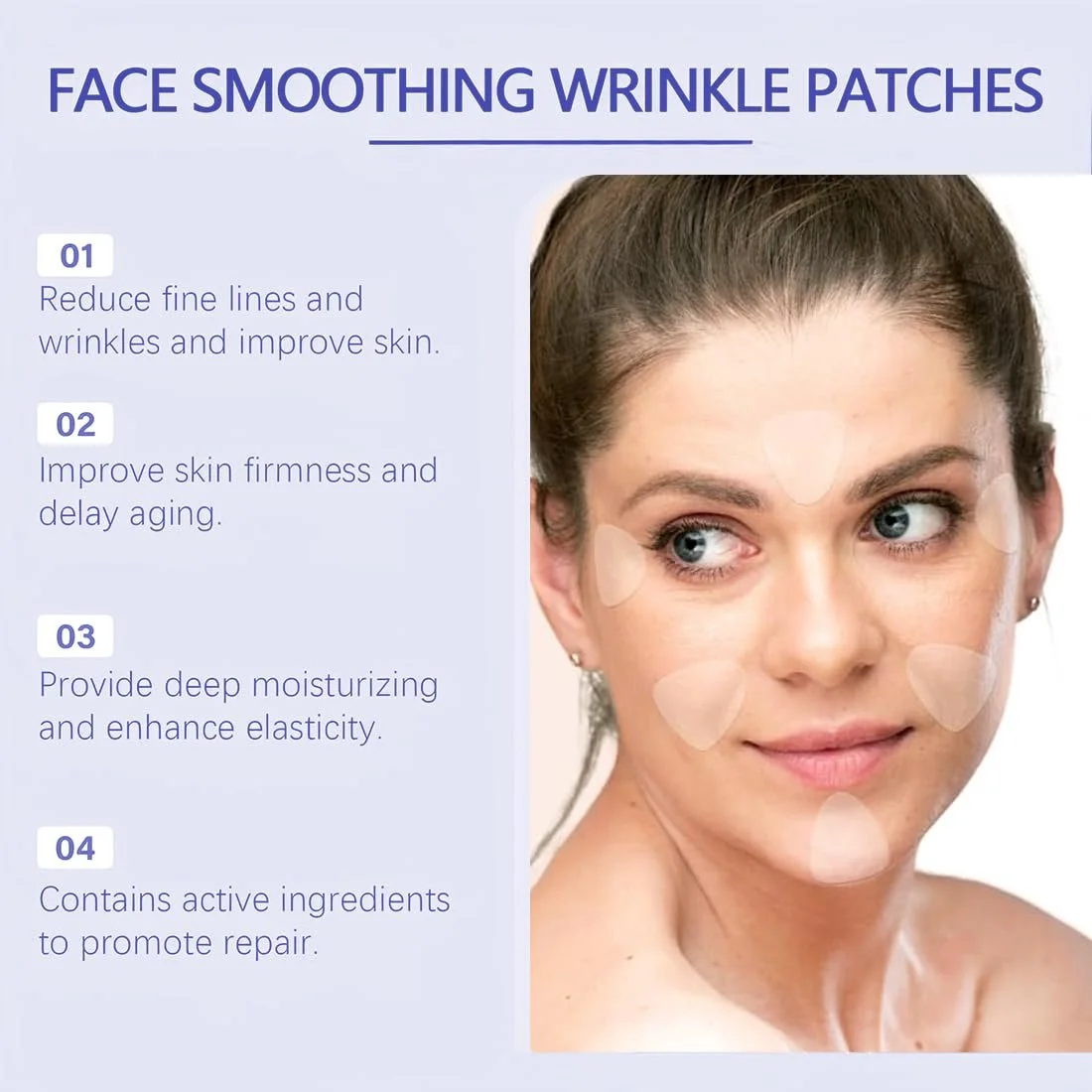 Тейп для обличчя YAFLUG для ліфтингу обличчя, анти-зморшкові накладки, 288 шт, фото №4