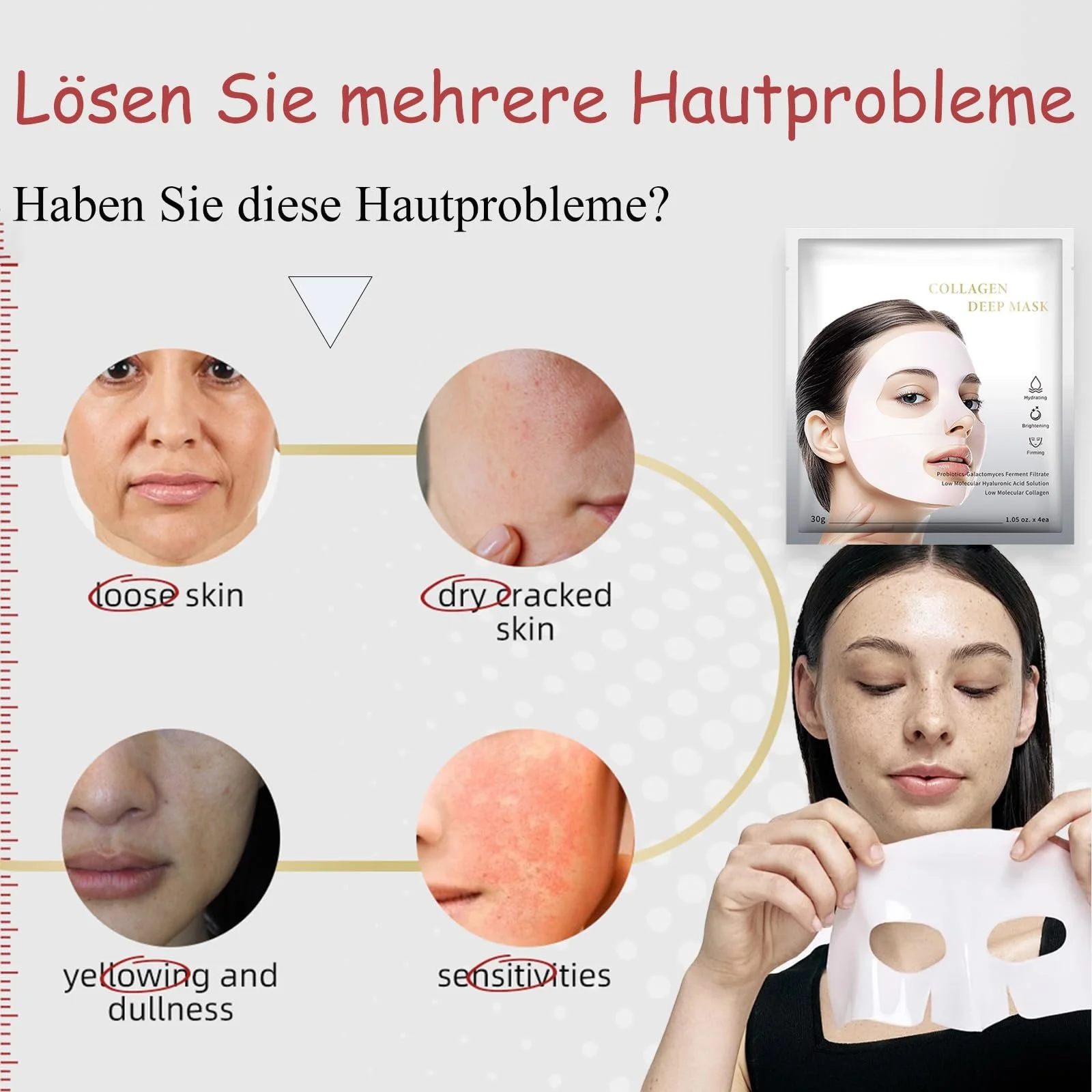 Маска Soleneva Collagen The More You Put On The Thinner Sleep Masks, фото №5