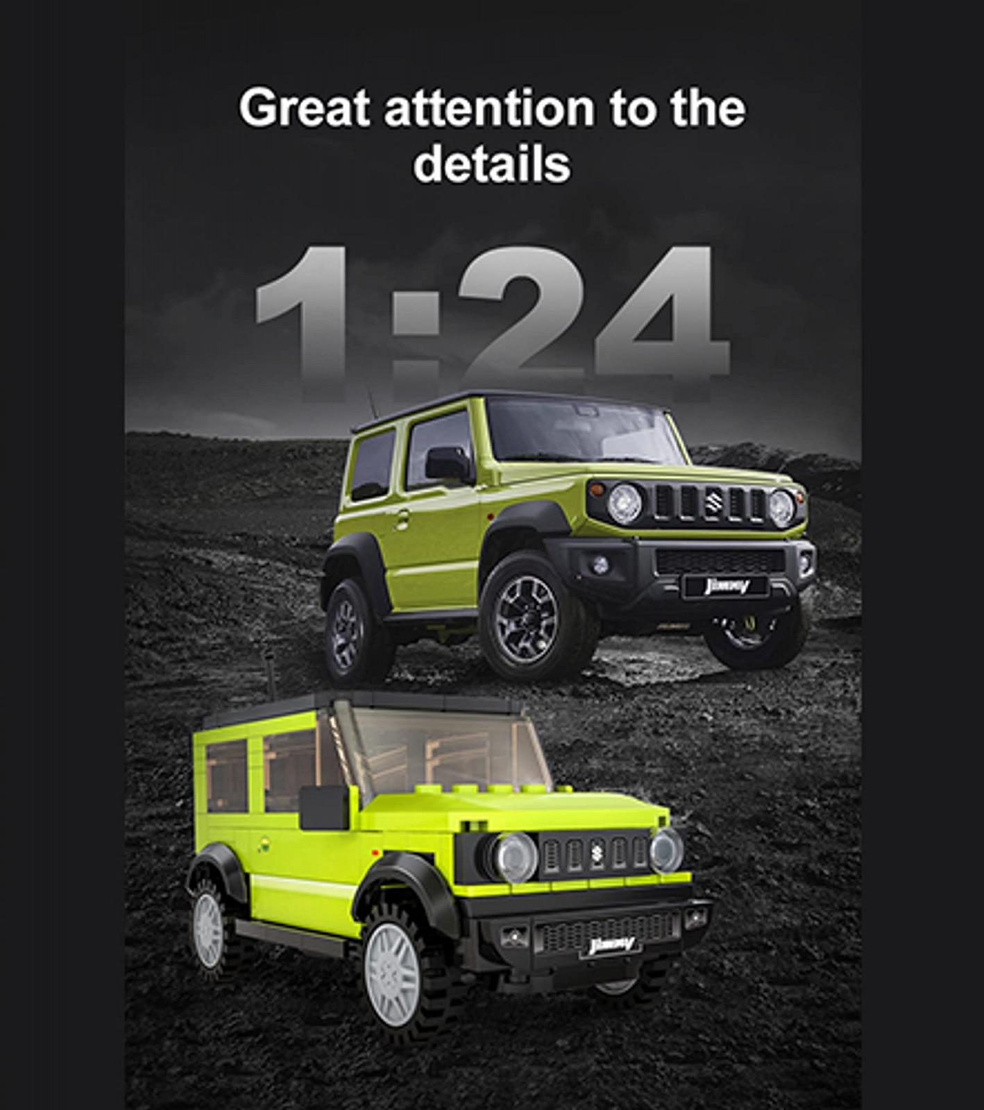 Блоки CaDA C55023W Машина Suzuki Jimny 1:24 Упаковка 192, фото №7 Блоки CaDA C55023W Машина Suzuki Jimny 1:24 Упаковка 192, фото №7