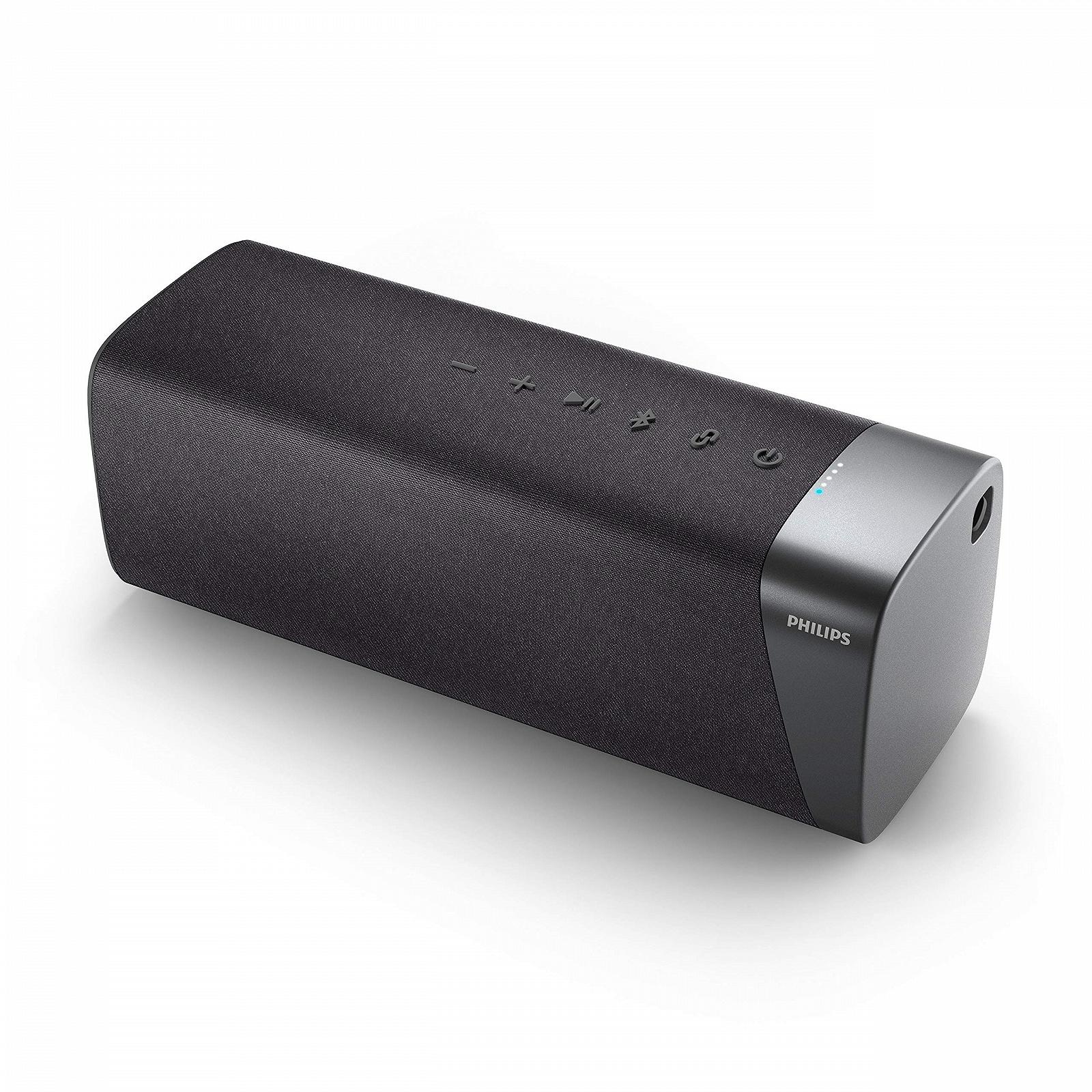 Портативна колонка Philips Bluetooth S7505/00 с функцією Power Bank (Bluetooth 5.0, водонепроникний IPX7, стереосопряження, 20 годин відтворення, 3.75 дюймовий широкосмуговий драйвер) сірий, фото №2