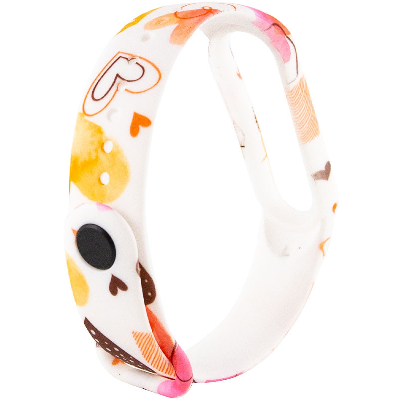 Силиконовый ремешок с рисунком для Xiaomi Mi Band 5 6, фото №3 Силиконовый ремешок с рисунком для Xiaomi Mi Band 5 6, фото №3