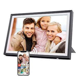 Цифровая фоторамка 10.1 дюйма WiFi 32 GB 1280 x 800 IPS Сенсорный экран Черная - Фото 1