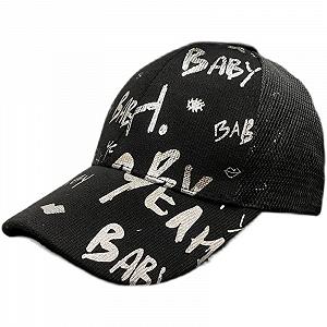 Кепка-бейсболка Надписи 8424 56-58 см черная synthetic.ua - Фото 1