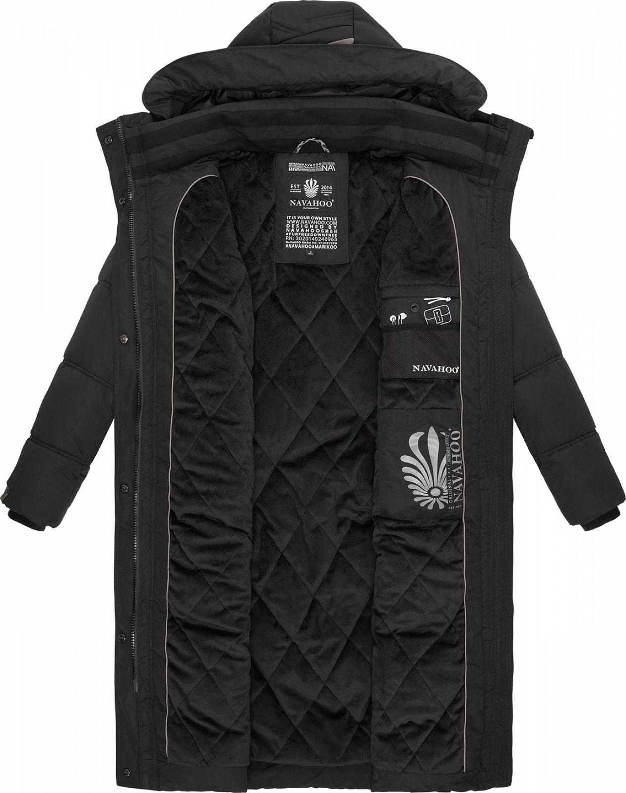 Жіноче зимове пальто Navahoo Тепле стьобане з капюшоном Kuschelmausi, фото №4