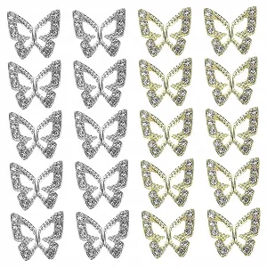 Прикраси для манікюру Типу Метелик FRCOLOR. зі стразами для манікюру - Фото 1