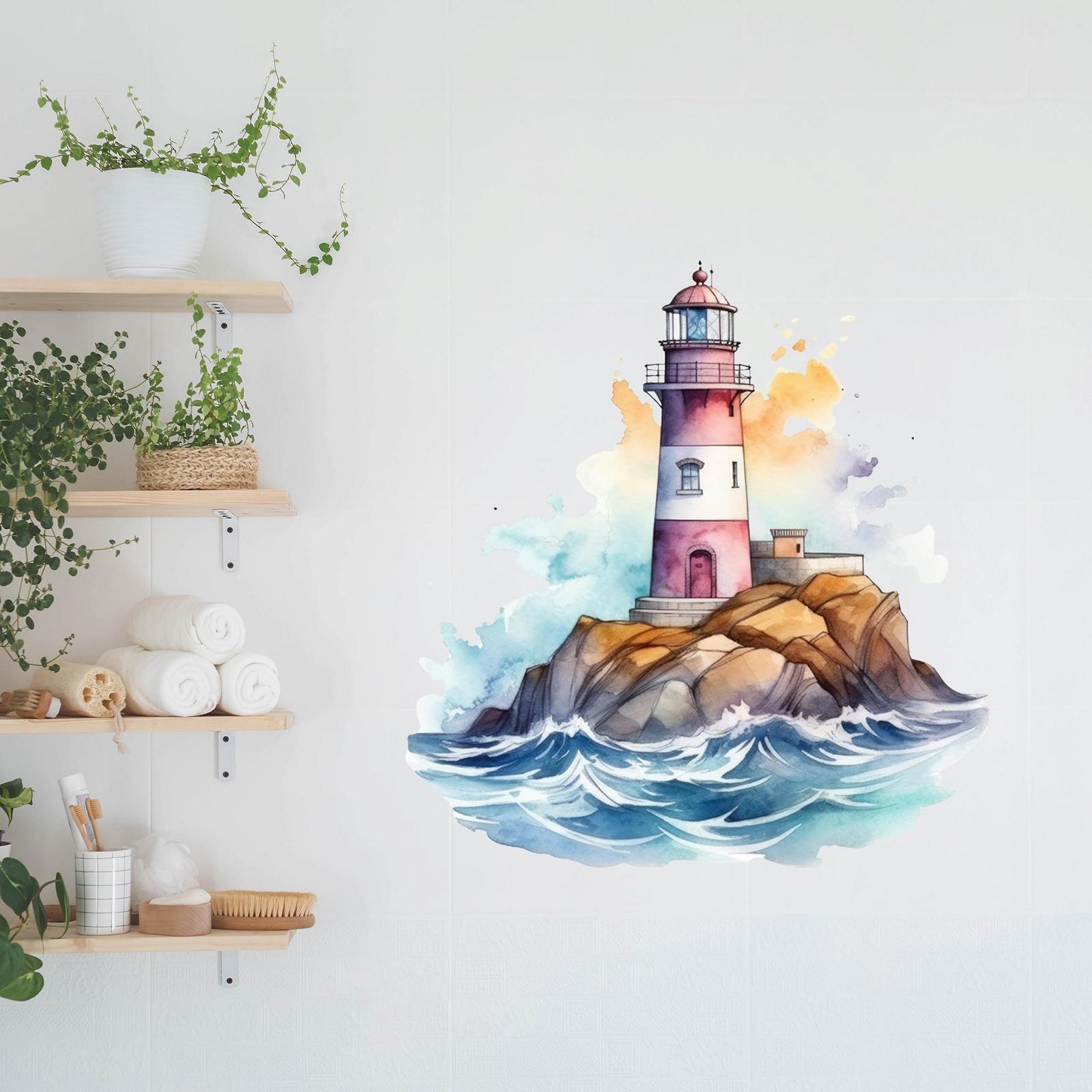 Наклейка на стіну GRAZDesign Lighthouse North Sea 42 x 40 см, фото №3