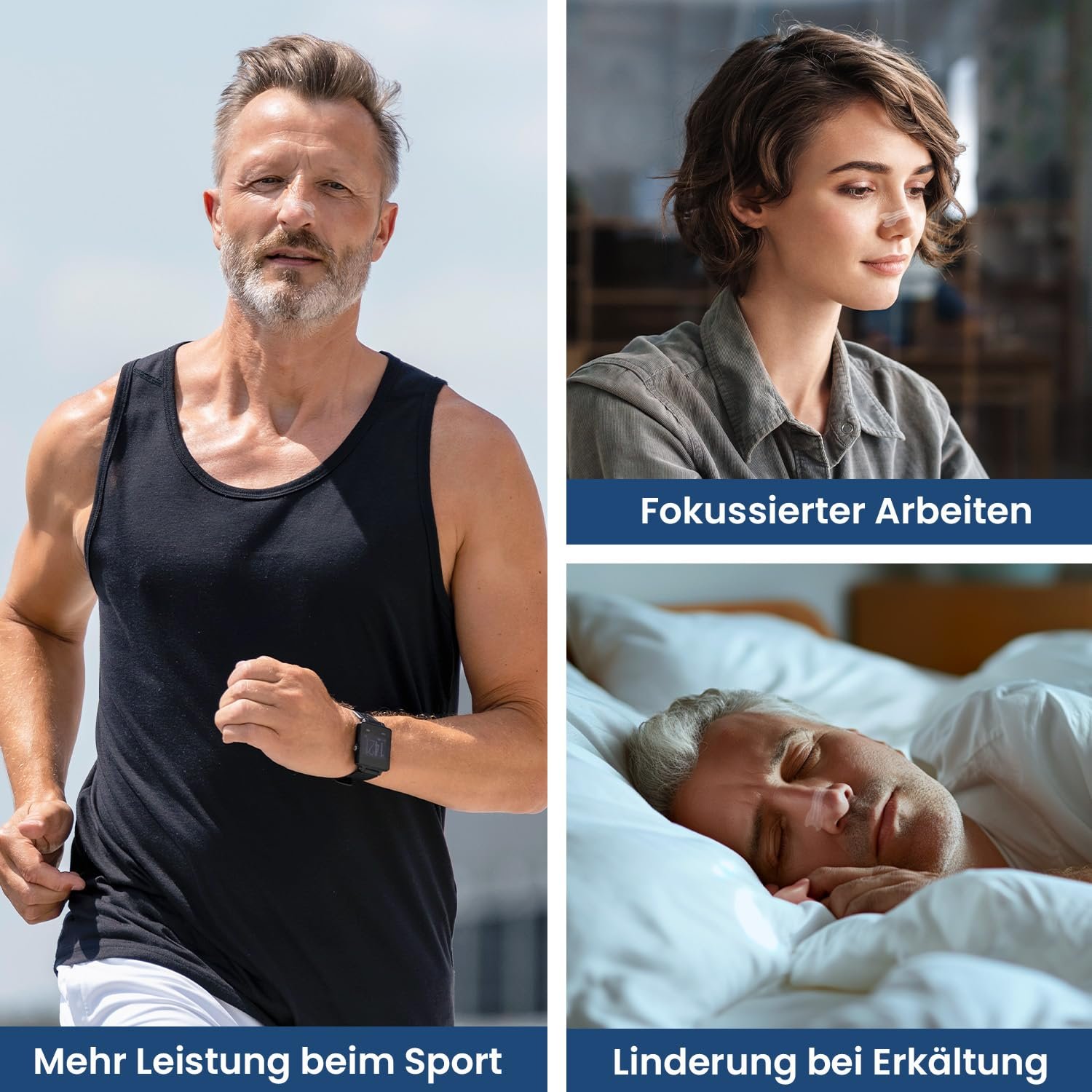 Пластирі для носа 30 шт. від хропіння Дерматологічно протестовані, фото №3