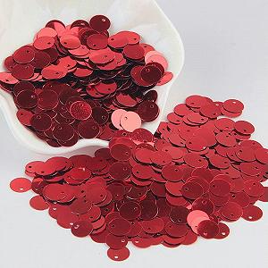 Блестки Красные 3-25мм Рассыпные блестки для ногтей, скрапбукинга, шитья, DIY украшения 10мм Красный - Фото 1