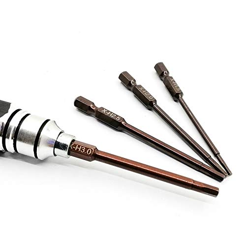Набор отверток RC 4 в 1 Hex S2 Steel для модели вертолета 1.5mm 2.0mm 2.5mm 3.0mm, фото №2