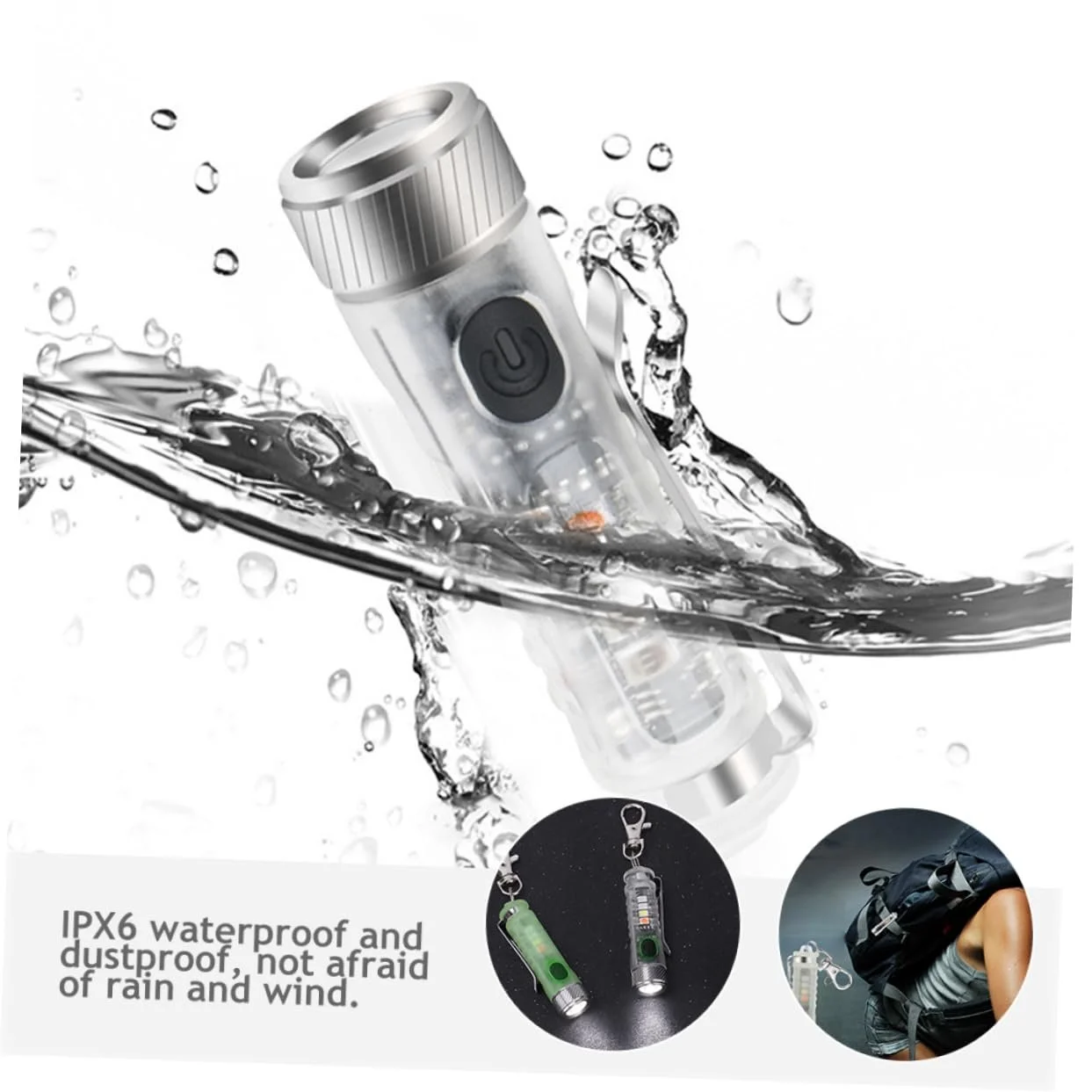 Ліхтарик LED Sosoport, 2 x Брелоки, Міні, фото №9 Ліхтарик LED Sosoport, 2 x Брелоки, Міні, фото №9