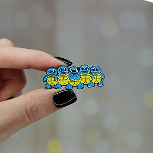 Металлический значок пин Сквиртл Покемон Pokemon - Фото 1