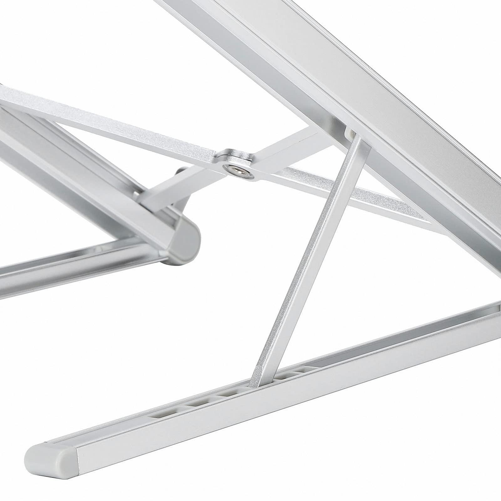 Підставка для планшета складана телескопічна портативна Multi-Grear срібляста, фото №9