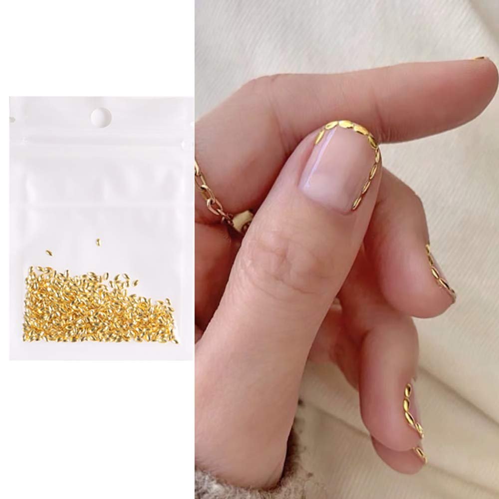 Заклепки Листья Золото Мини, 1000 шт, фото №1