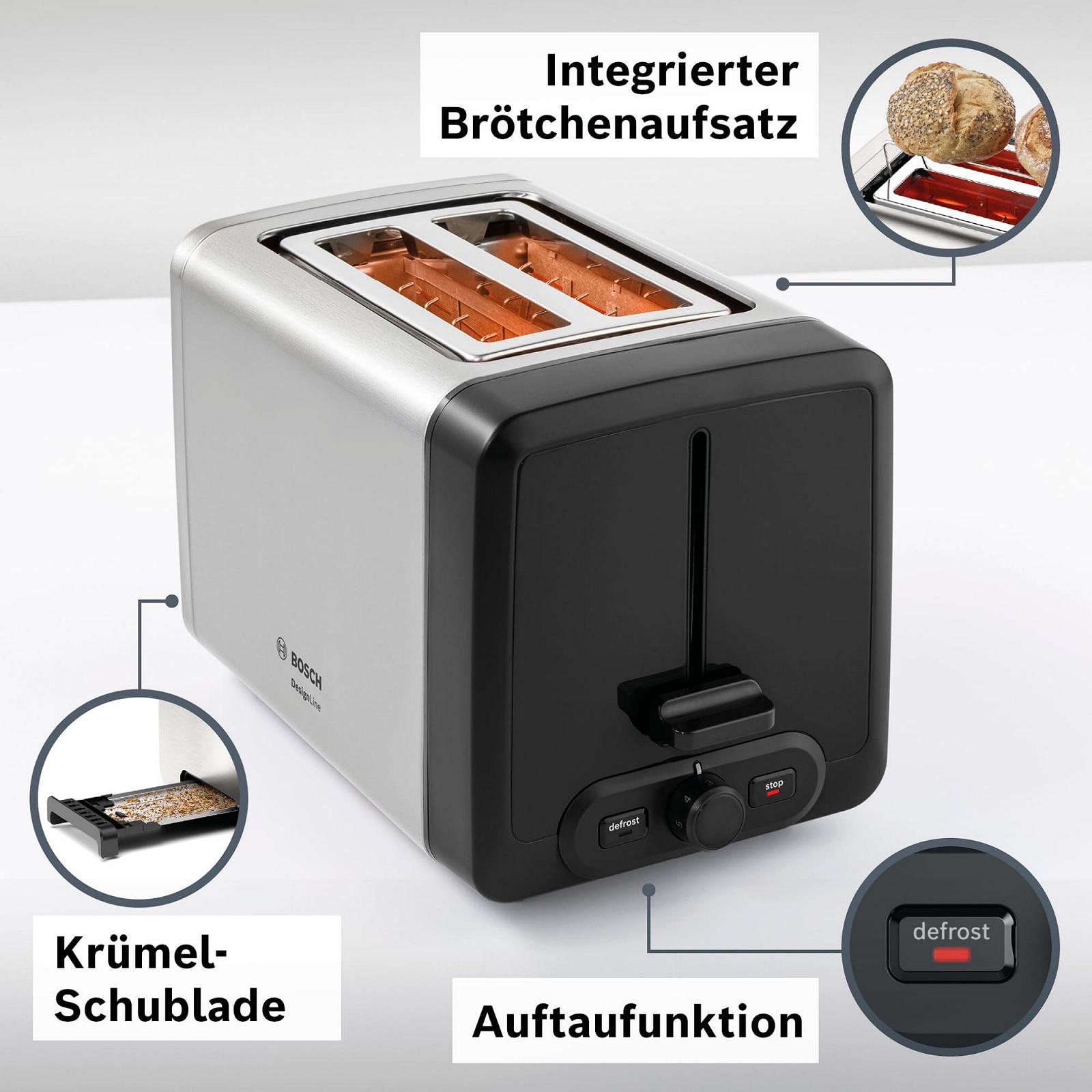 Тостер Bosch DesignLine Compact, фото №2 Тостер Bosch DesignLine Compact, фото №2