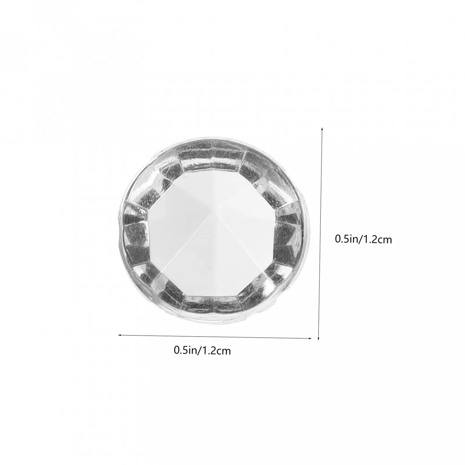 Стразы Акриловые Operitacx 500 штук Прозрачный, фото №3