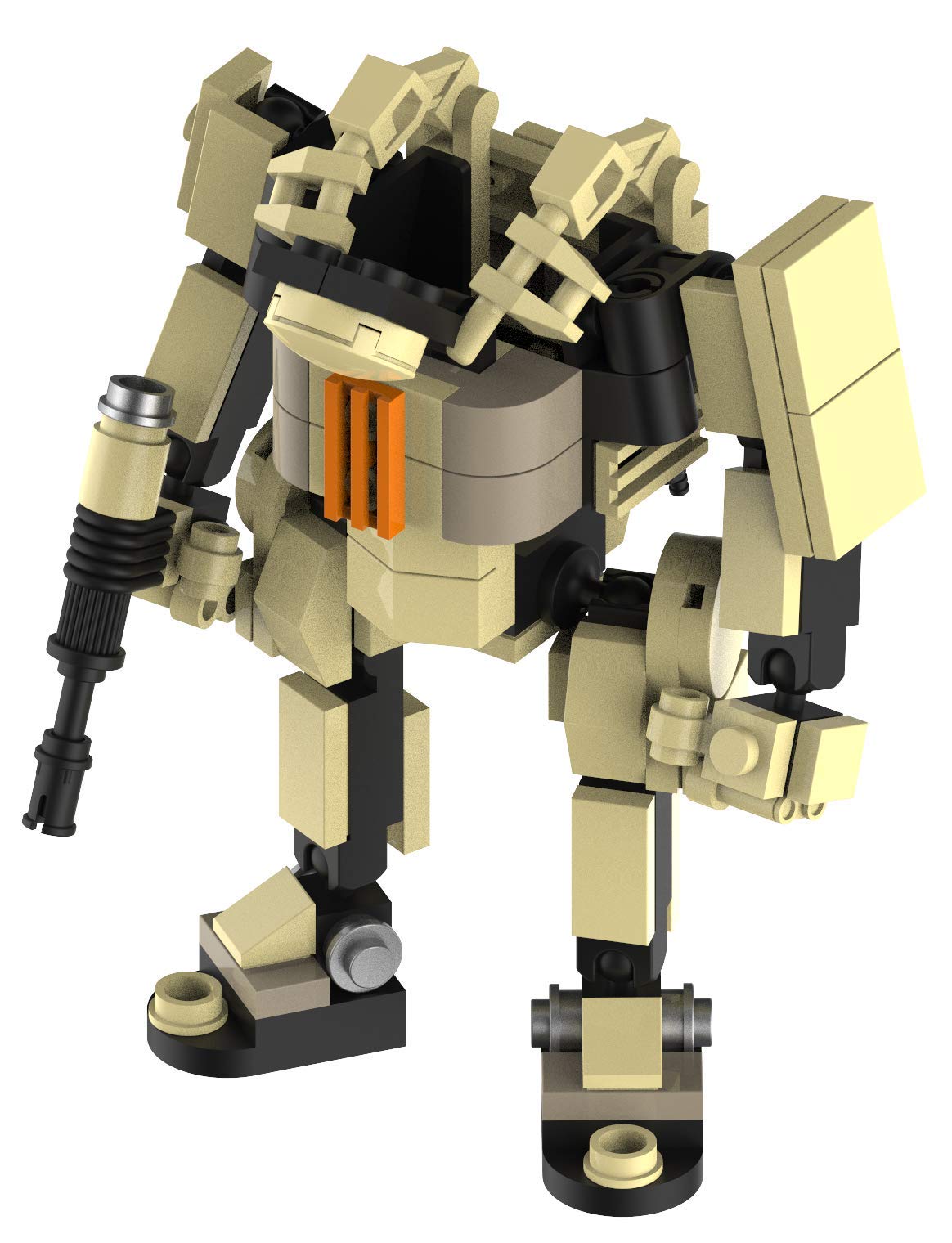 Игрушечные строительные блоки MyBuild Mecha Frame Boxer IFV 4001, фото №7