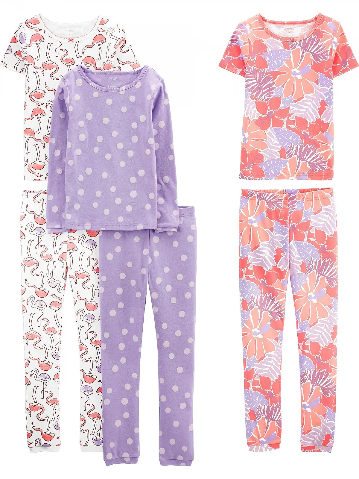 Комплект піжам для дівчаток Simple Joys by Carter's (3 шт. в упаковці), фото №1 Комплект піжам для дівчаток Simple Joys by Carter's (3 шт. в упаковці), фото №1