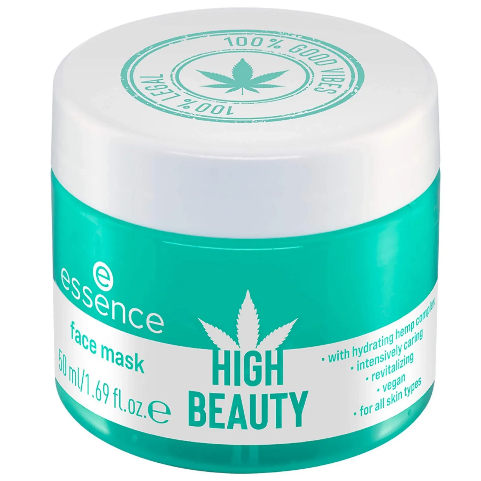 Маска для обличчя essence High Beauty Revitalising, Зелений (50 мл), фото №1