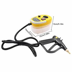 Ручний електричний пароочисник 2500 Вт 6 швидкостей 1,2 л Yellow synthetic.ua - Фото 1