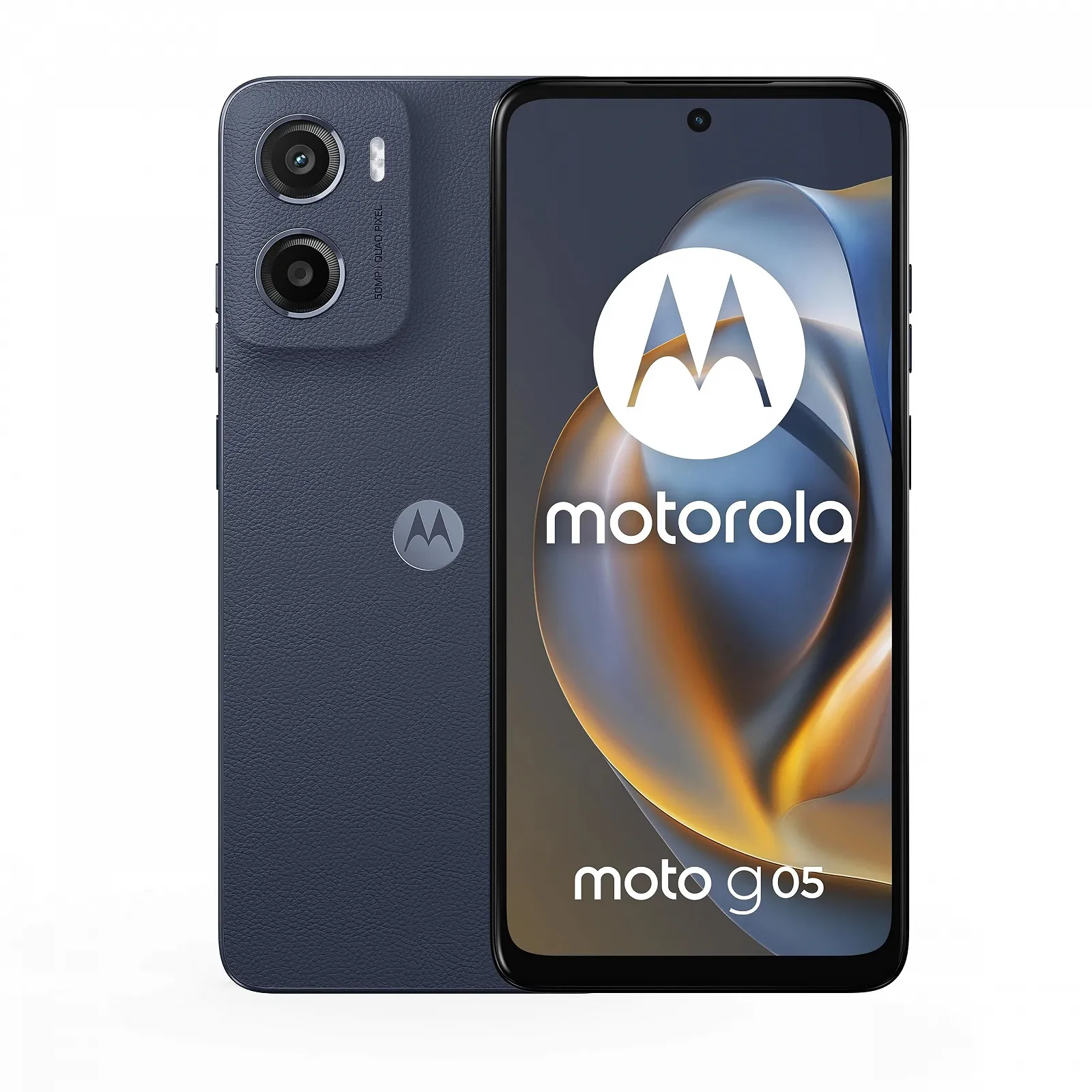 Смартфон Motorola Moto G05 8/256 GB 50 MP Flicker Cam 6.67 дюйма HD+ 90 Hz 5200 mAh MediaTek Helio G81 Extreme Android 15 Синий деним, фото №1