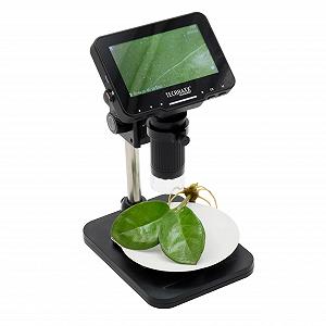 Цифровой Микроскоп Technaxx Pro TX-277 50x увеличение, 4,3 дюйма IPS дисплей, регулируемый угол и кронштейн, 8 LED подсветка, Фото/Видео запись, MicroSD и подключение к ПК - Фото 1