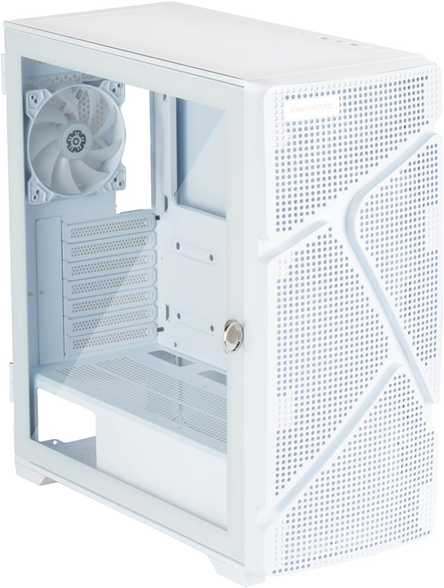 Корпус Enermax MarbleShell Mesh MS311 / E-ATX / 4x120mm ARGB PWM / USB-C 3.2 Gen 2 / без БЖ / Білий, фото №3